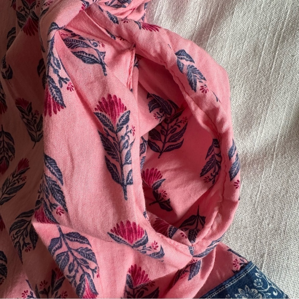 Old Navy ASO I Woke Up A Vampire Dress Womens M Floral Boho Cottage Coquette - Picture 7 of 16